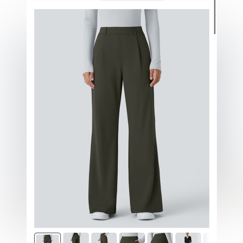 Halara DayStretch High Waisted Pocket Work Flare Pants